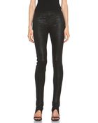 Helmut Lang Patina Stretch Leather Legging in Black - Lyst