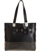 Christian Louboutin Sybil Spikes Tote - Lyst