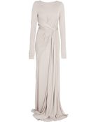 Elie Saab Ls Jersey Gown - Lyst