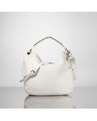 Ralph Lauren Goathair Chainhandle Hobo - Lyst