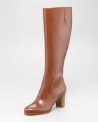 Christian Louboutin Yvonna Tall Leather Red Sole Boot - Lyst