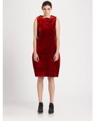 Comme Des Garçons Velvet Dress - Lyst