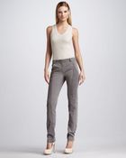 Donna Karan New York Slim Paneled Pants Lunar - Lyst
