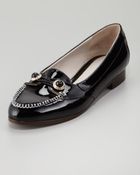 Jason Wu Patent Jewelbutton Oxford Black - Lyst