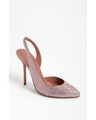 Gucci Noah Crystal Slingback Pump - Lyst