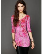 Free People Fair Maiden Velvet Bodycon - Lyst
