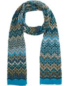 Missoni Zig Zag Knitted Scarf - Lyst