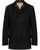 Alexander McQueen Peacoat - Lyst