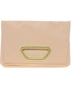 Asos Foldover Metal Plate Clutch Bag - Lyst