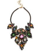 Erickson Beamon Crystal Bib Necklace - Lyst