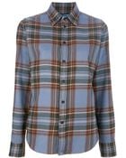 Ralph Lauren Blue Label Plaid Shirt - Lyst