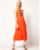 Sophia Kokosalaki Kore By Motif Lace Insert Midi Dress - Lyst
