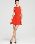Tibi Sleeveless Ponte Flare Dress - Lyst