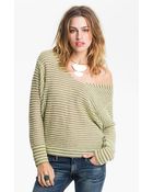 Free People Bumblebee Stripe Sweater - Lyst