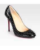 Christian Louboutin Fifi Spiked Patent Leather Pumps - Lyst