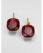 Kate Spade Faceted Square Earrings - Lyst