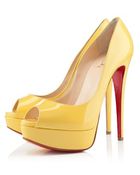Christian Louboutin Lady Peep - Lyst