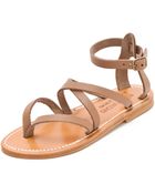 K. Jacques Epicure Crisscross Sandals - Lyst