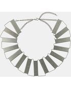 Topshop Linked Section Collar Necklace - Lyst