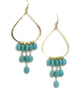 Julie Tuton Jewelry Teardrop Gem Chandelier Earrings - Lyst
