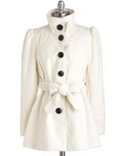 ModCloth Each and Ivory Time Coat - Lyst