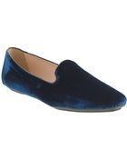 J.Crew Darby Velvet Loafers - Lyst