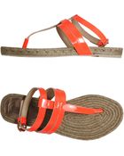 Belle By Sigerson Morrison Thong Sandal - Lyst