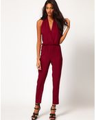 ASOS Collection Asos Sexy Halter Jumpsuit - Lyst