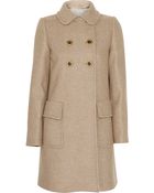 Miu Miu Wool Coat - Lyst