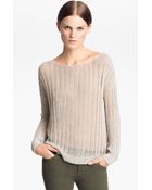 Alice + Olivia April Boxy Knit Sweater - Lyst