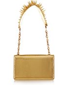 Christian Louboutin Artemis Spiked Python Shoulder Bag - Lyst