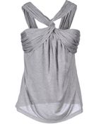 Burberry Top - Lyst