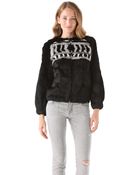 Iro Lorna Rabbit Fur Coat - Lyst
