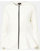 Topshop Peplum Jacket - Lyst