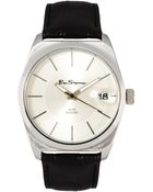 Ben Sherman White Dial Leather Strap Watch - Lyst