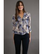 Free People Georgette Top in Blue Sky - Lyst