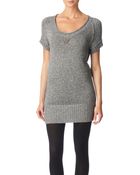 Karen Millen Chunky Metallic Jumper - Lyst