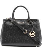 Michael Kors Bedford Dressy Mockostrich Tote - Lyst