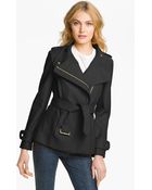 Ted Baker Funnel Neck Wool Blend Jacket - Lyst