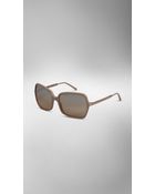 Burberry Square Frame Acetate Sunglasses - Lyst