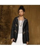 Ralph Lauren Cotton Twill Duffle Coat - Lyst