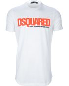 DSquared2 Printed T-Shirt - Lyst