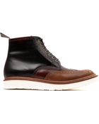 Grenson Leather Brogue Boots - Lyst