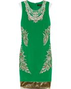 Thakoon Embellished Silkcrepe Dress - Lyst