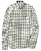 Burberry Brit Gingham Check Slimfit Cotton Shirt - Lyst