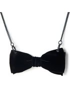 Tatty Devine Bow Tie Necklace - Lyst