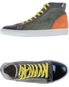Daniele Alessandrini Hightop Trainers - Lyst