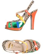 Ernesto Esposito Platform Sandals - Lyst