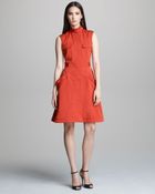Derek Lam Sleeveless Safari Dress - Lyst