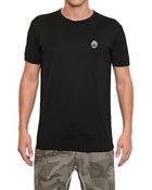 Dolce & Gabbana Logo Appliqué Cotton Jersey T-Shirt - Lyst